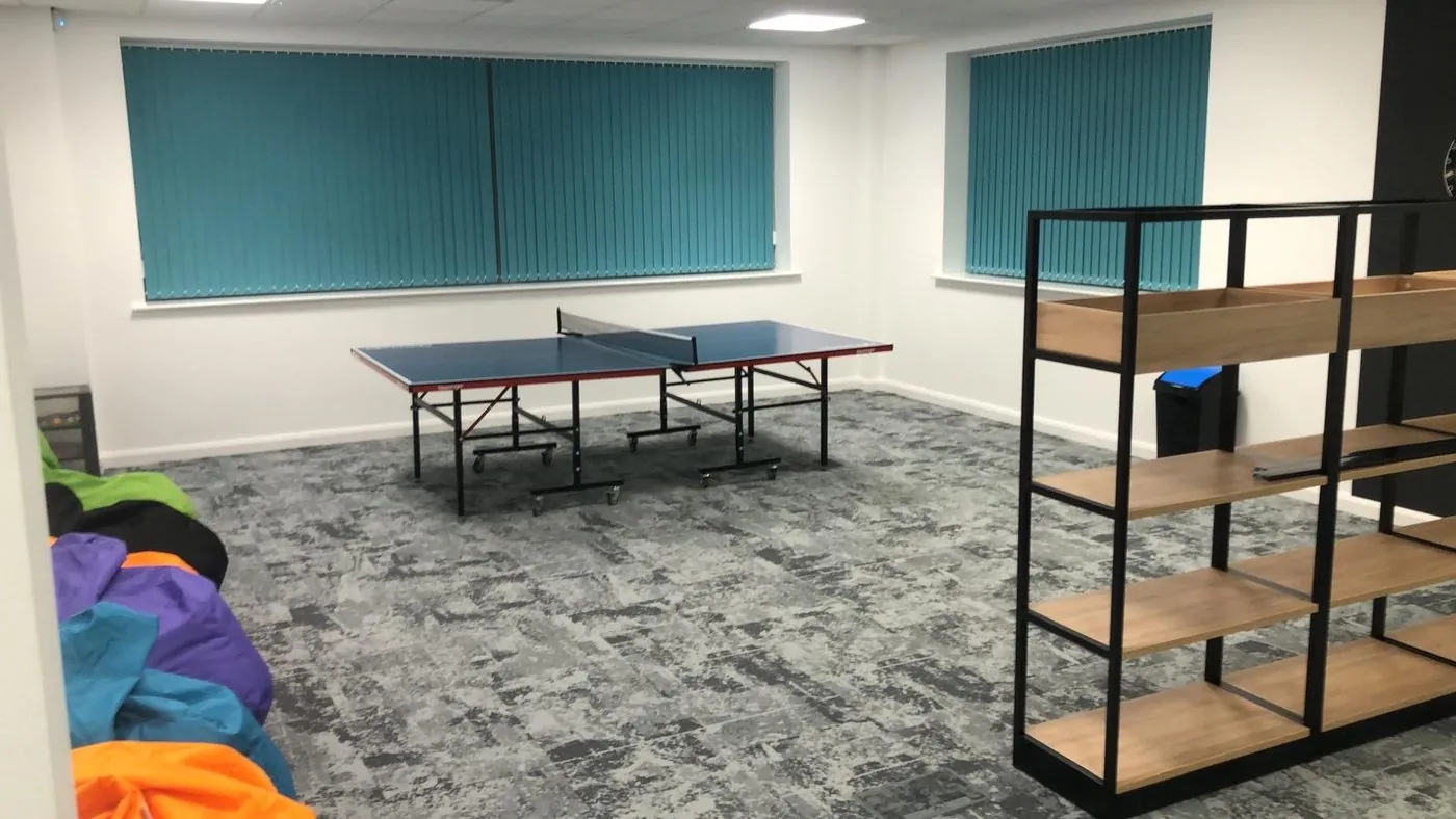Staff breakout room cleaned